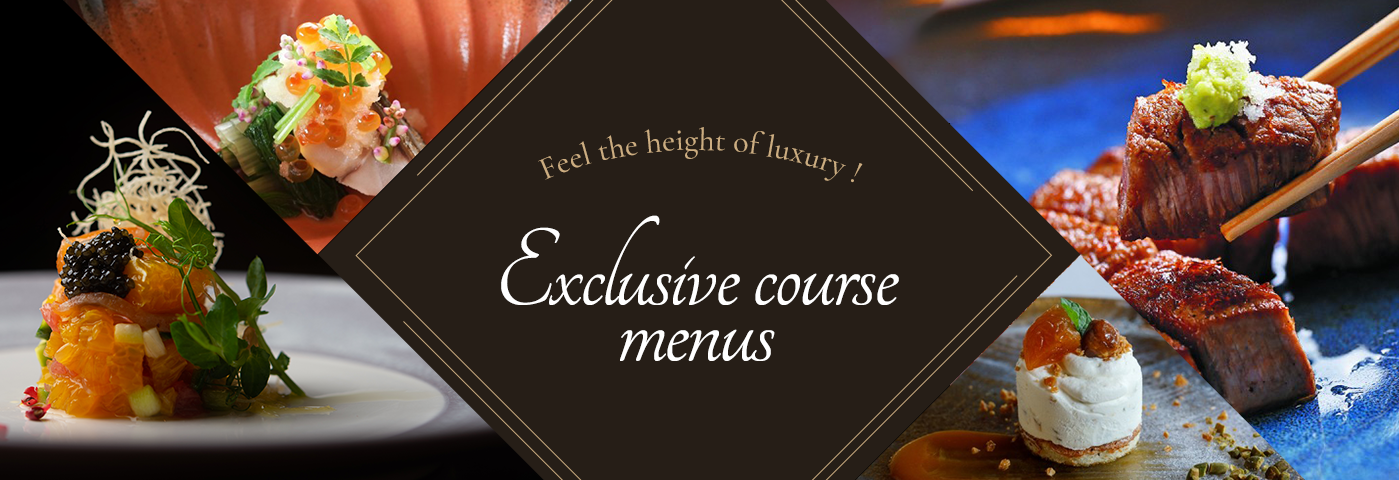 Exclusive course menus